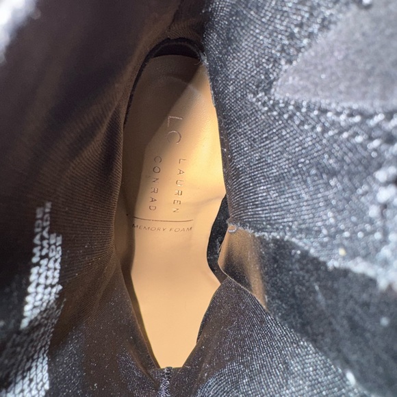 LC by Lauren Conrad Black Suede Ankle Boots - Picture 5 of 6